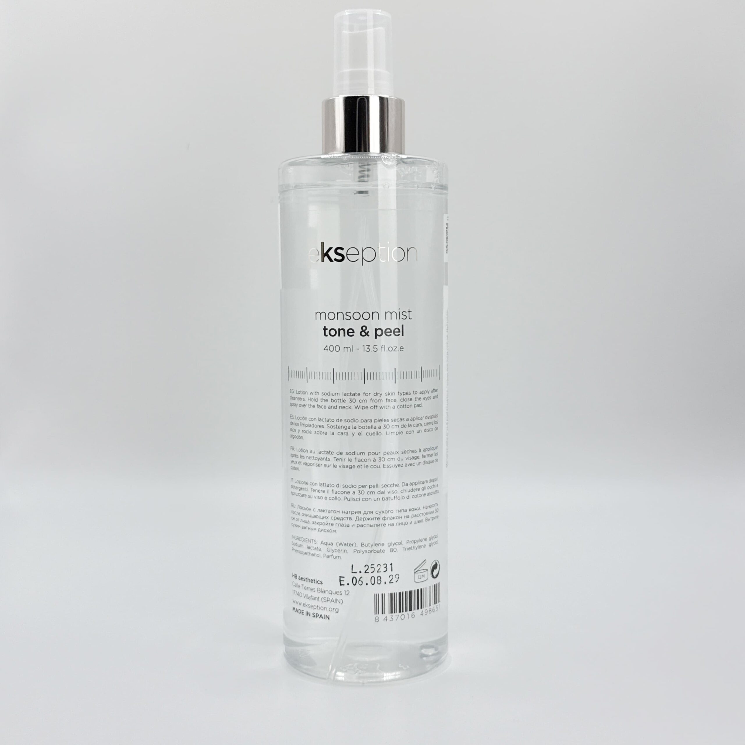 Увлажняющий мист-спрей MONSOON MIST TONE & PEEL